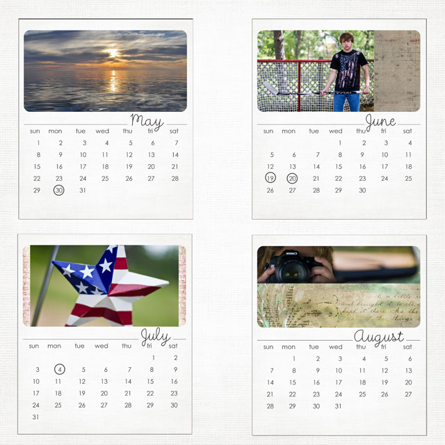 2011 CD Calendar Template