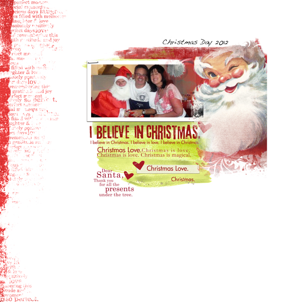 2012 Christmas Day Love