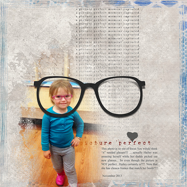 2013 Hailey with glasses Challenge 5 words behind