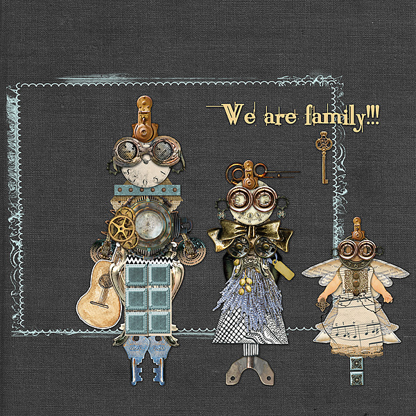 2015 Art Doll Family a lift of Adryane's for Maya's challenge