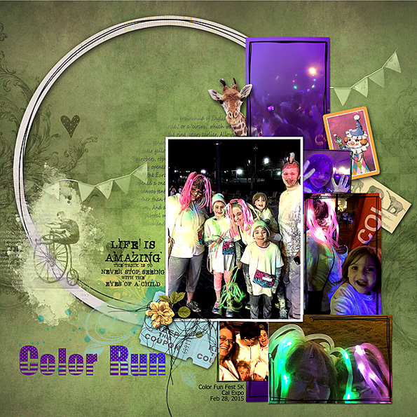 2015 Color Run Challenge 8 around a Ring