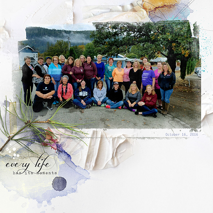 2016 Weaverville Scrapbook Retreat...  Anna color challenge