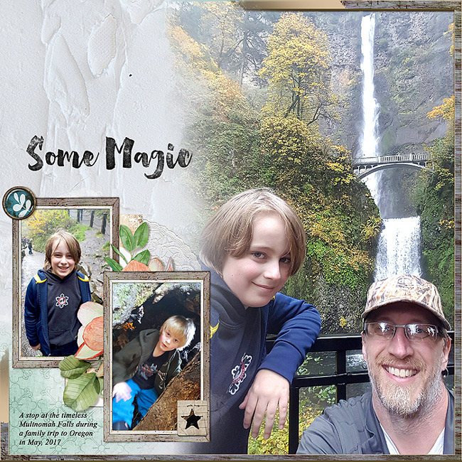 2017 Chris and boys at Multnamah Falls Ch 7 bingo