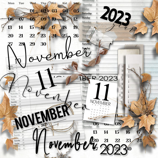 2023 Calendar All-In-One