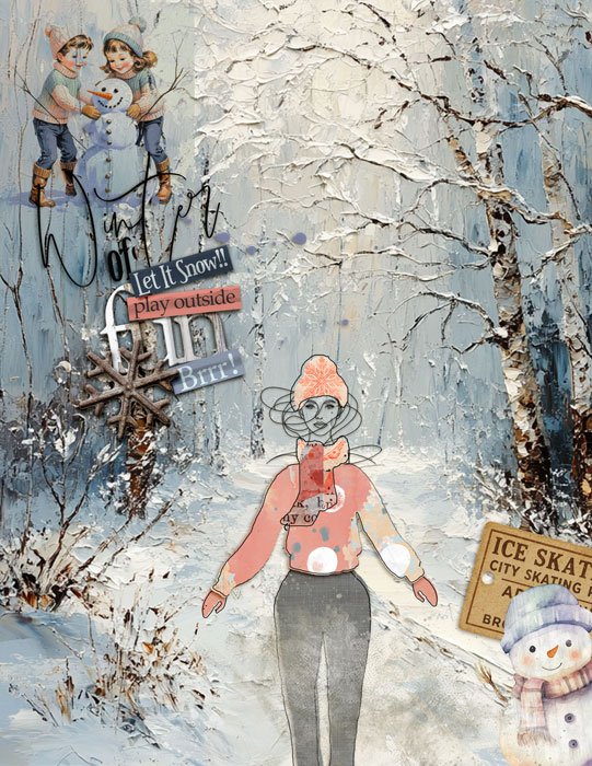 2025 12 Days of December-DAY 6 - Art Doll Dress Up