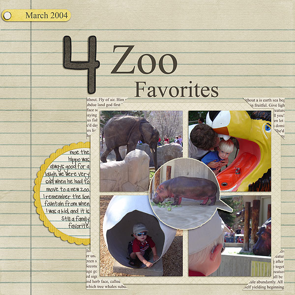 4 Zoo Favorites
