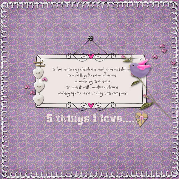 5 things I love