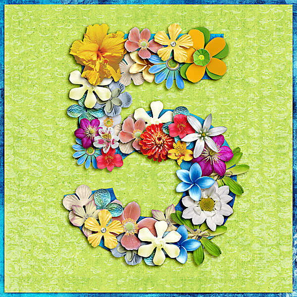 5 times  the Flower power