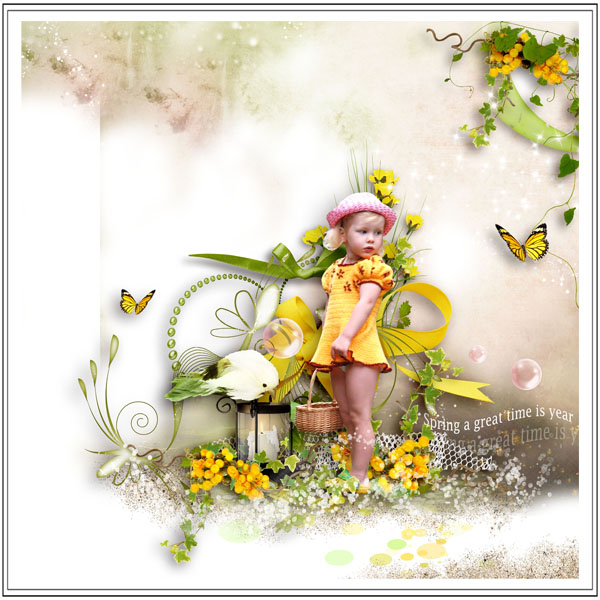 A gentle spring breeze