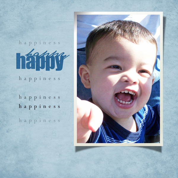 A happy boy