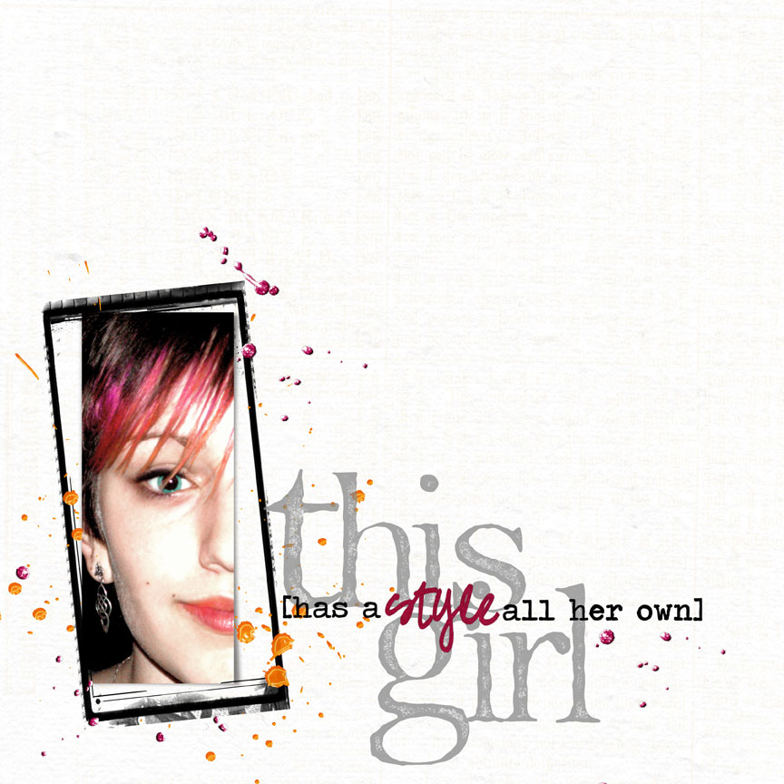 A Style All Her Own.