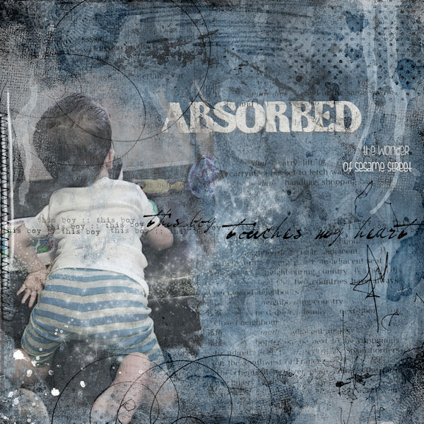 Absorbed - Courtney's Artsy Template Challenge