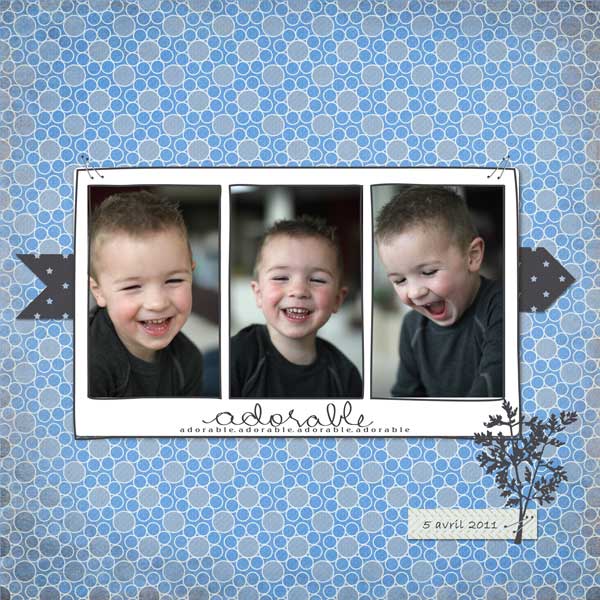 Adorable similing boy.
