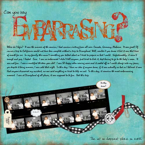 ADSR #9--Most Embarrassing Moment