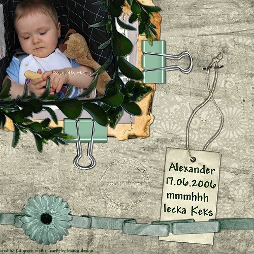Alexander's first cookie (ct bianca design)