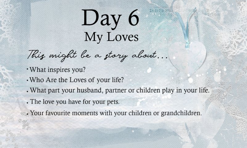 All About Me Challenge - Day 6 Prompt