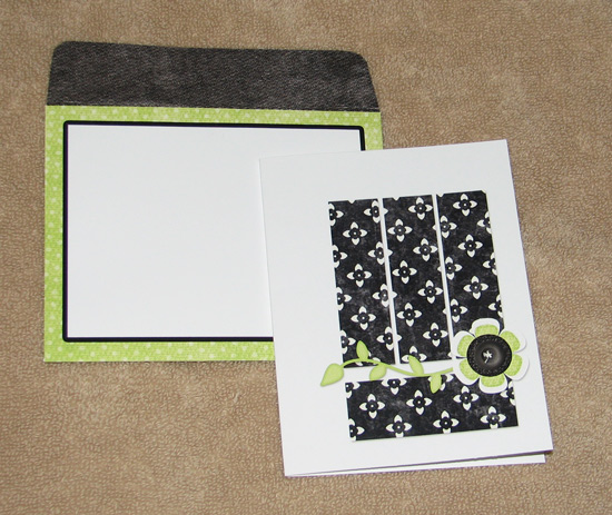 All-occasion card & envelope (hybrid)