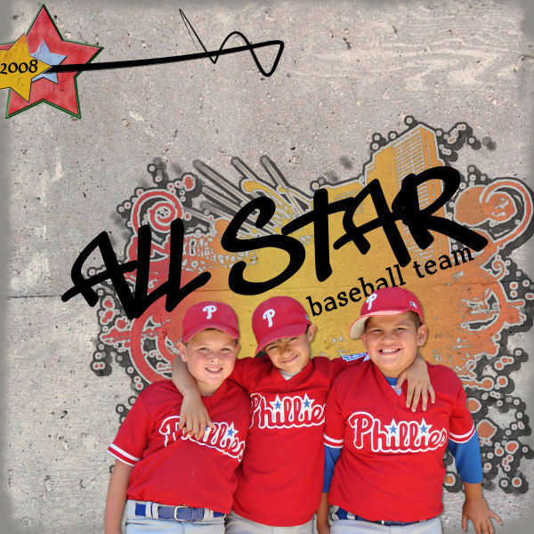 All Star Baseball Team 2008