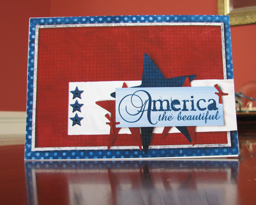 America the Beautiful - hybrid card