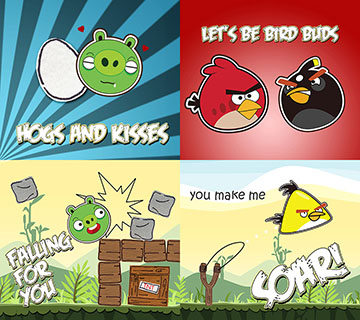 Angry Birds Valentines