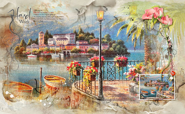 AnnaColor 3-18 Scenic Template 6 Puzzle