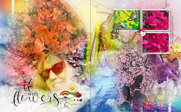 AnnaColor 4-23 Rainbow Flowers
