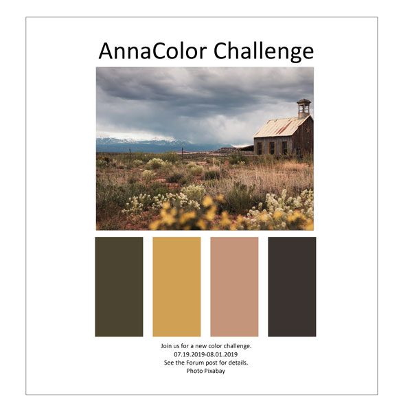 AnnaColor Challenge 07.19.2019 - 08.01.2019