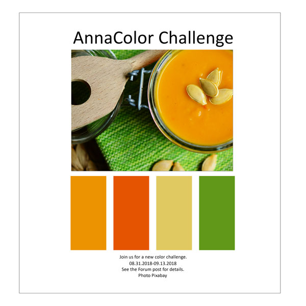 AnnaColor Challenge 08.31.2018 - 09.13.2018