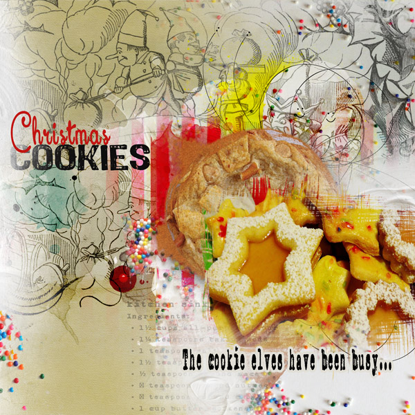 AnnaColor Challenge 12.04-12.17 The Cookie Elves