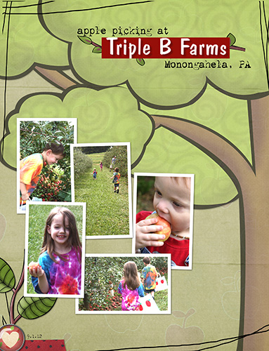 Apple Farm in PA (left page)