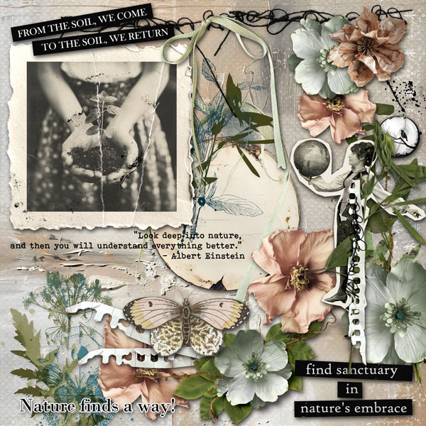 April Art Journaling Challenge Week 2 {GROWTH}