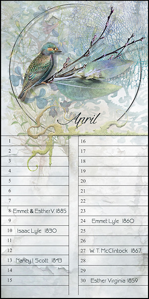 April Calendar