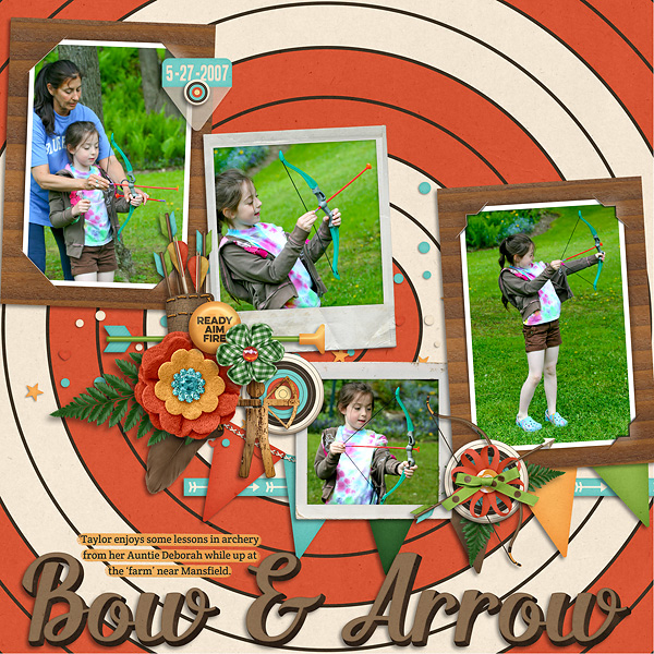 Archery with Auntie Debbie