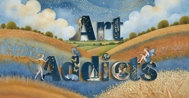 Art Addicts Header Feb 2025 Stargazer Collection