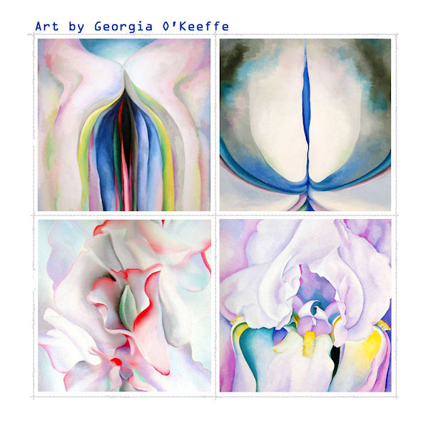 Art by Georgia O'Keeffe...