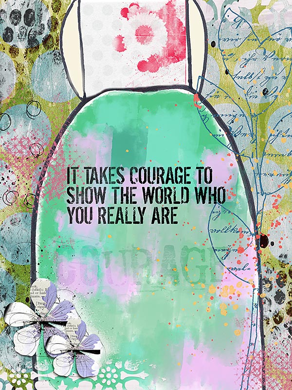 Art Journal It takes courage