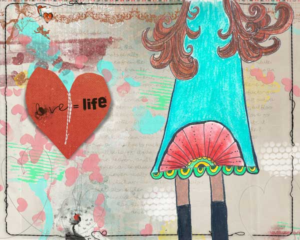 Art Journal she loves life
