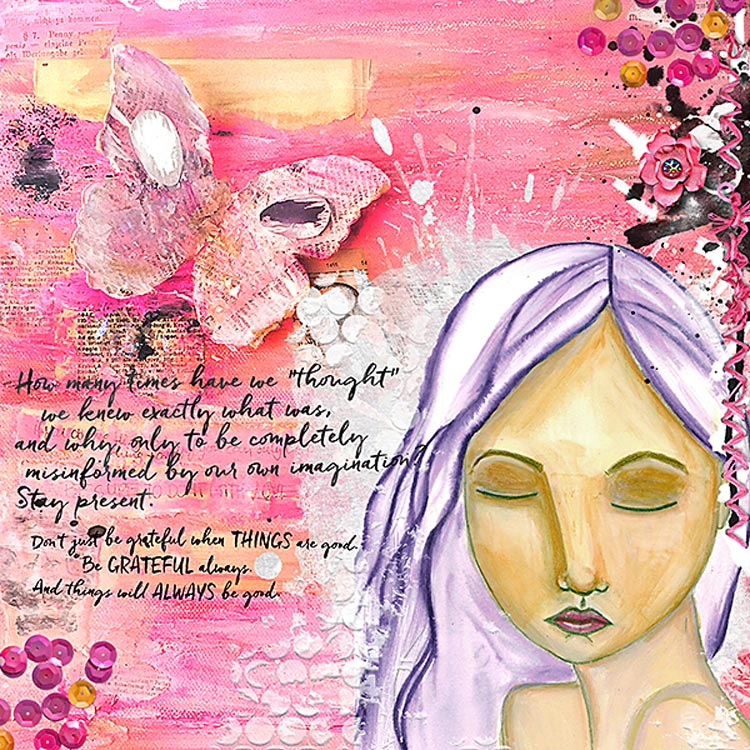 Art Journal Stay Present