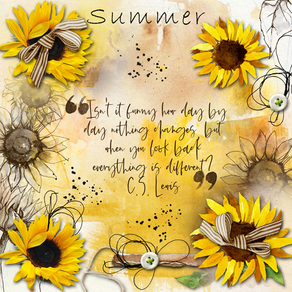 Art Journaling Challenge 3 Summer