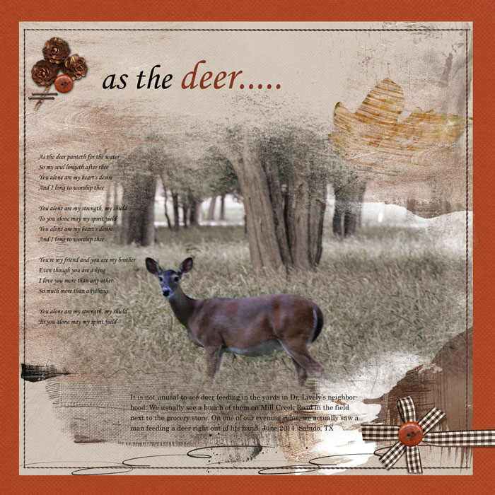 As the Deer