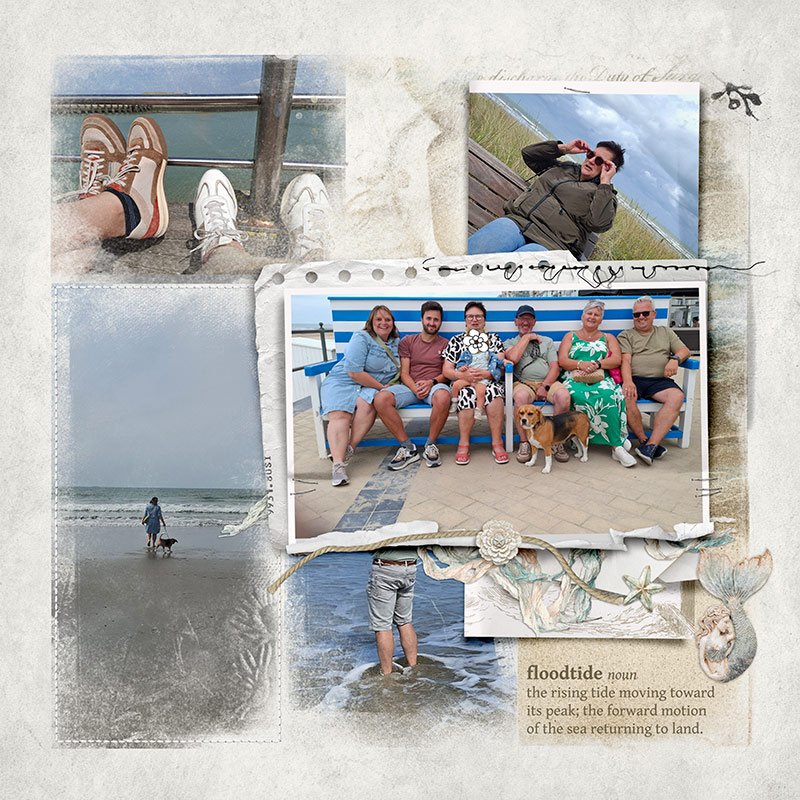 at the beach