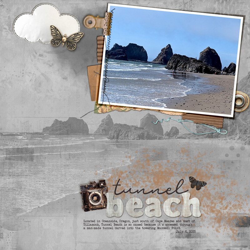 August Challenge #3 - Artsy/Mixed Media Tunnel-Beach.jpg