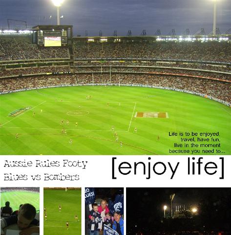Aussie Rules - Blues vs Bombers