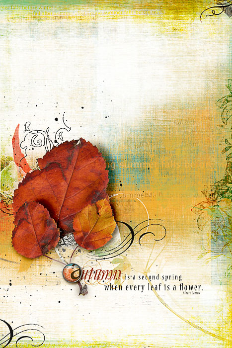 Autumn card