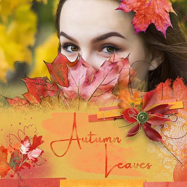 Autumn Leaves - October Template