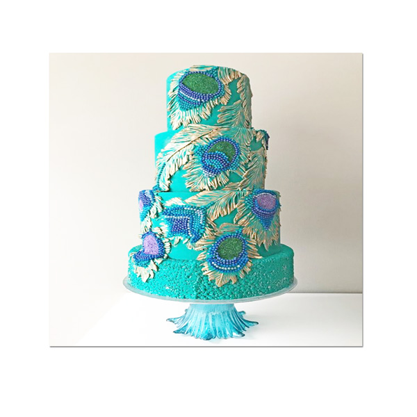 Awesome Peacock cake