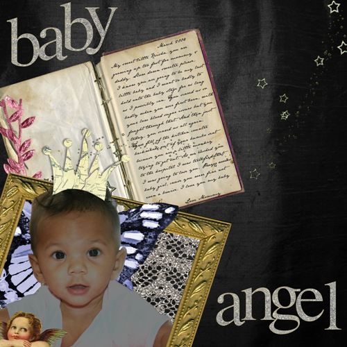 Baby Angel - Challenge # 5 for Oscraps Birthday Bash