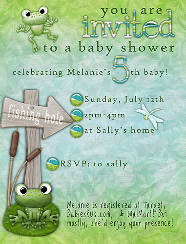 baby shower invite