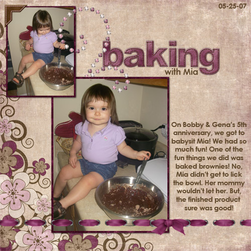 Baking w/Mia