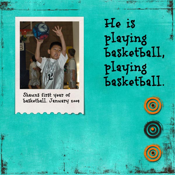 Basketball Right Page